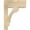 Ekena Millwork Merced Block Rough Sawn Outlooker, Douglas Fir, 6"W x 12"D x 16"H OUT06X12X16MRC05RDF - alternate 3